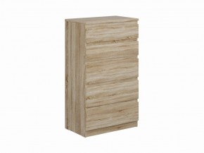 Комод КАСТОР с пятью ящиками, цвет Дуб Сонома в Кировграде - kirovgrad.mebel24.online | фото