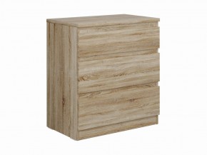Комод КАСТОР с тремя ящиками, цвет Дуб Сонома в Кировграде - kirovgrad.mebel24.online | фото