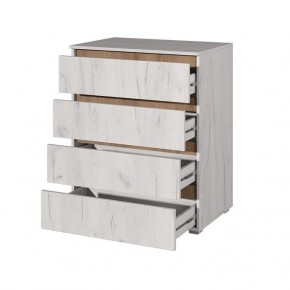 Комод Лиана (Дуб Крафт Белый/Дуб Крафт Золотой) в Кировграде - kirovgrad.mebel24.online | фото