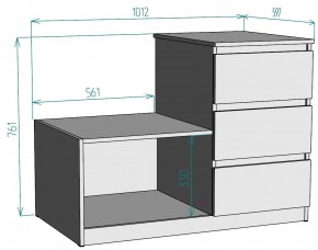 Комод Мальта K207 в Кировграде - kirovgrad.mebel24.online | фото 2