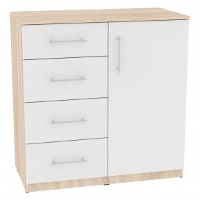Комод "Калисто (K18)" ручка рейлинг (ДСС-Белый) в Кировграде - kirovgrad.mebel24.online | фото