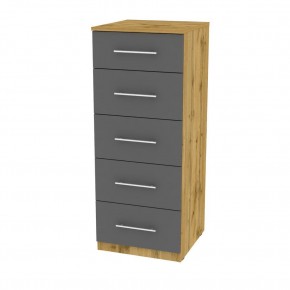 Комод "Калисто (K35)" ручка рейлинг (ДВ-Графит) в Кировграде - kirovgrad.mebel24.online | фото