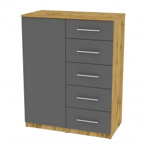 Комод "Калисто (K36)" ручка рейлинг (ДВ-Графит) в Кировграде - kirovgrad.mebel24.online | фото