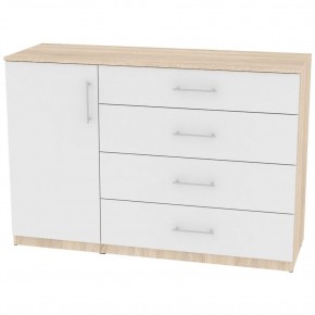 Комод "Калисто (K44)" ручка рейлинг (ДСС-Белый) в Кировграде - kirovgrad.mebel24.online | фото
