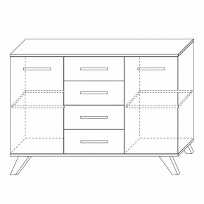 Комодино Вега Скандинавия в Кировграде - kirovgrad.mebel24.online | фото 3