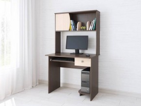 Компьютерный стол Грета-4 венге/дуб молочный в Кировграде - kirovgrad.mebel24.online | фото