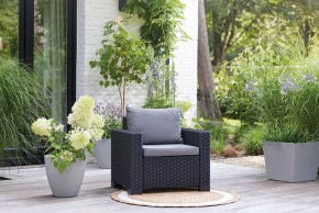 Комплект кресел Калифорния (California chair) графит в Кировграде - kirovgrad.mebel24.online | фото 1