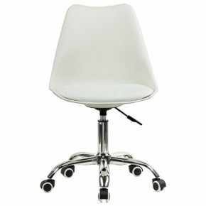 Кресло стул BRABIX "Eames MG-310 CH", хром, пластик белый, экокожа белая, 532923 в Кировграде - kirovgrad.mebel24.online | фото 1