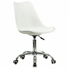 Кресло стул BRABIX "Eames MG-310 CH", хром, пластик белый, экокожа белая, 532923 в Кировграде - kirovgrad.mebel24.online | фото 2