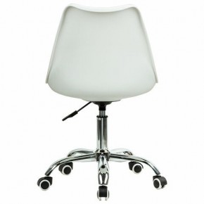 Кресло стул BRABIX "Eames MG-310 CH", хром, пластик белый, ткань серая, 532924 в Кировграде - kirovgrad.mebel24.online | фото 4