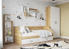Кровать 800/2 ящика Лайт с настилом ЛДСП в Кировграде - kirovgrad.mebel24.online | фото 3