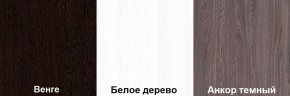 Кровать-чердак Пионер 1 (800*1900) Ирис/Белое дерево, Анкор темный, Венге в Кировграде - kirovgrad.mebel24.online | фото 2