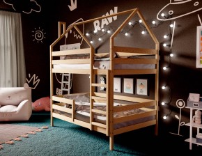 Кровать-домик двухъярусная 80*160 без покраски (без ящиков) в Кировграде - kirovgrad.mebel24.online | фото