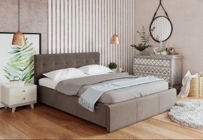 Кровать Изабелла с латами Newtone cacao 1600x2000 в Кировграде - kirovgrad.mebel24.online | фото 2