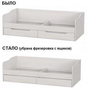 Кровать КР 1 Серия 2 + основание ДСП Лайт (Ясень Анкор светлый) в Кировграде - kirovgrad.mebel24.online | фото 2
