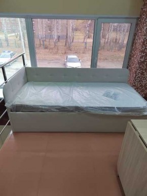 Кровать Зарина угловая Newtone light beige угол левый в Кировграде - kirovgrad.mebel24.online | фото 3