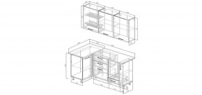 Кухонный гарнитур Антик 1000*1800 (Стол. 38мм) в Кировграде - kirovgrad.mebel24.online | фото 2