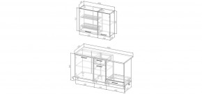 Кухонный гарнитур Белый Глянец 1600 (Стол. 26мм) в Кировграде - kirovgrad.mebel24.online | фото 2