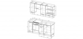 Кухонный гарнитур Белый Глянец 1800 (Стол. 26мм) в Кировграде - kirovgrad.mebel24.online | фото 2