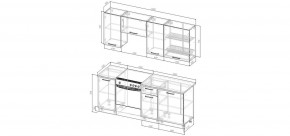 Кухонный гарнитур Белый Глянец 2000 (Стол. 38мм) в Кировграде - kirovgrad.mebel24.online | фото 2