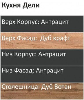 Кухонный гарнитур Дели 1000 (Стол. 26мм) в Кировграде - kirovgrad.mebel24.online | фото 3