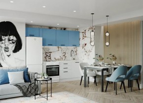 Кухонный гарнитур Капри 2550 (Стол. 38мм) в Кировграде - kirovgrad.mebel24.online | фото 1