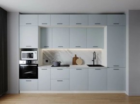 Кухонный гарнитур Смоки 3400 (Стол. 26мм) в Кировграде - kirovgrad.mebel24.online | фото 1