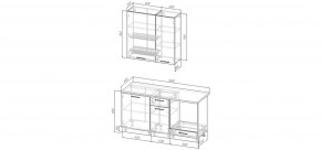 Кухонный гарнитур Старое Дерево 1600 h950 (Стол. 26мм) в Кировграде - kirovgrad.mebel24.online | фото 2