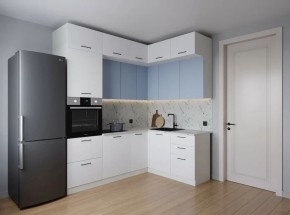 Кухонный гарнитур угловой Капри 2200*1700 (Стол. 38мм) в Кировграде - kirovgrad.mebel24.online | фото