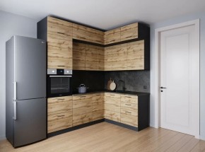 Кухонный гарнитур угловой Крафт 2200*1700 (Стол. 38мм) в Кировграде - kirovgrad.mebel24.online | фото 2