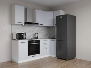 Кухонный гарнитур угловой Смоки 2200*1000 (Стол. 38 мм) в Кировграде - kirovgrad.mebel24.online | фото 1