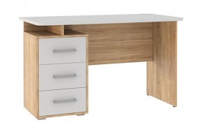 ЛАЙТ 2 Стол компьютерный (1200)  дуб сонома/белый в Кировграде - kirovgrad.mebel24.online | фото