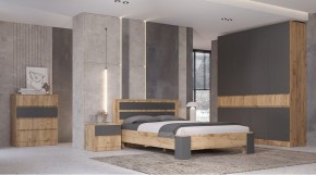 ЛЕНОРА Спальный гарнитур (модульный) графит в Кировграде - kirovgrad.mebel24.online | фото