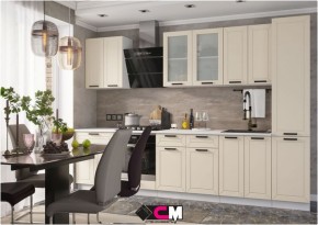 Модульная кухня Альфа холст брюле в Кировграде - kirovgrad.mebel24.online | фото 1