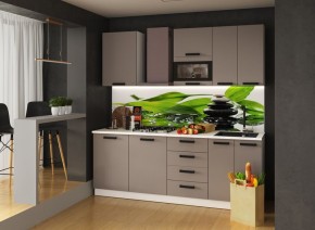 Модульная кухня Осло карбон латте в Кировграде - kirovgrad.mebel24.online | фото 1