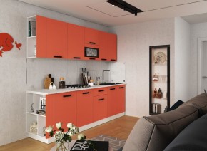 Модульная кухня Осло карбон манго в Кировграде - kirovgrad.mebel24.online | фото 1