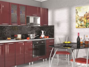 Модульная кухня Танго бордо в Кировграде - kirovgrad.mebel24.online | фото 3
