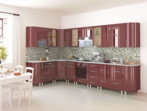 Модульная кухня Танго бордо в Кировграде - kirovgrad.mebel24.online | фото 4