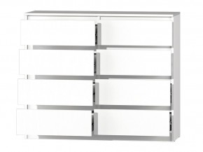 МС "Хилтон" Комод №3 1200 (8 ящ.) белый текстурный в Кировграде - kirovgrad.mebel24.online | фото 3
