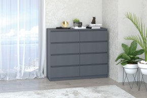 МС "Хилтон" Комод №3 1200 (8 ящ.) графит в Кировграде - kirovgrad.mebel24.online | фото