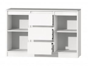 МС "Хилтон" Комод №4 1200 (белый текстурный) в Кировграде - kirovgrad.mebel24.online | фото 3