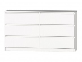МС "Хилтон" Комод №5 1400 (6 ящ.) белый текстурный в Кировграде - kirovgrad.mebel24.online | фото 2