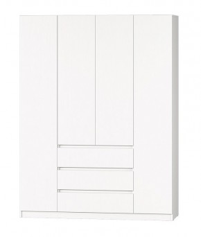 МС "Хилтон" Шкаф №1 1600 (Белый текстурный) в Кировграде - kirovgrad.mebel24.online | фото 2