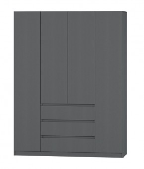 МС "Хилтон" Шкаф №1 1600 (Графит) в Кировграде - kirovgrad.mebel24.online | фото 2