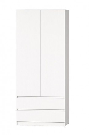 МС "Хилтон" Шкаф №3 900 (Белый текстурный) в Кировграде - kirovgrad.mebel24.online | фото 2