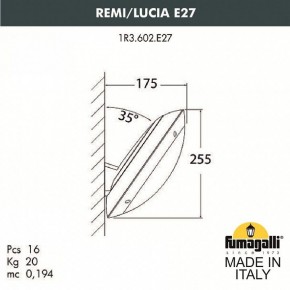 Накладной светильник Fumagalli Lucia 1R3.602.000.AYE27 в Кировграде - kirovgrad.mebel24.online | фото 2