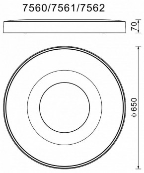 Накладной светильник Mantra Coin 7690 в Кировграде - kirovgrad.mebel24.online | фото 3