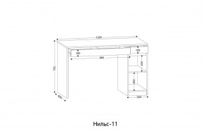 НИЛЬС - 11 Стол письменный в Кировграде - kirovgrad.mebel24.online | фото 2