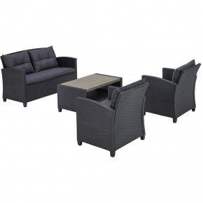 Плетеный комплект мебелис диваном AFM-804G Dark Grey в Кировграде - kirovgrad.mebel24.online | фото 3