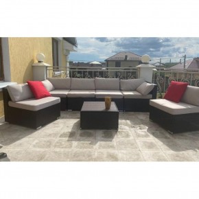 Плетеный модульный комплект YR822D Brown/Beige в Кировграде - kirovgrad.mebel24.online | фото 1